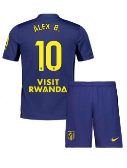 Billige Atletico Madrid Alex Baena #10 Bortedraktsett Barn 2025-26 Kortermet (+ Korte bukser)